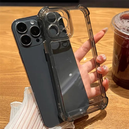 Shockproof transparent bumper case for iPhone, view 5