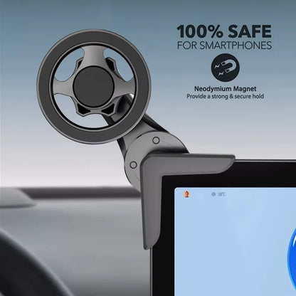 360° rotating magnetic screen-side phone holder for car or computer