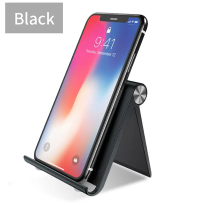Portable adjustable desk phone stand, view 9
