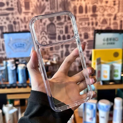 Clear hard acrylic shockproof case for iPhone, view 4