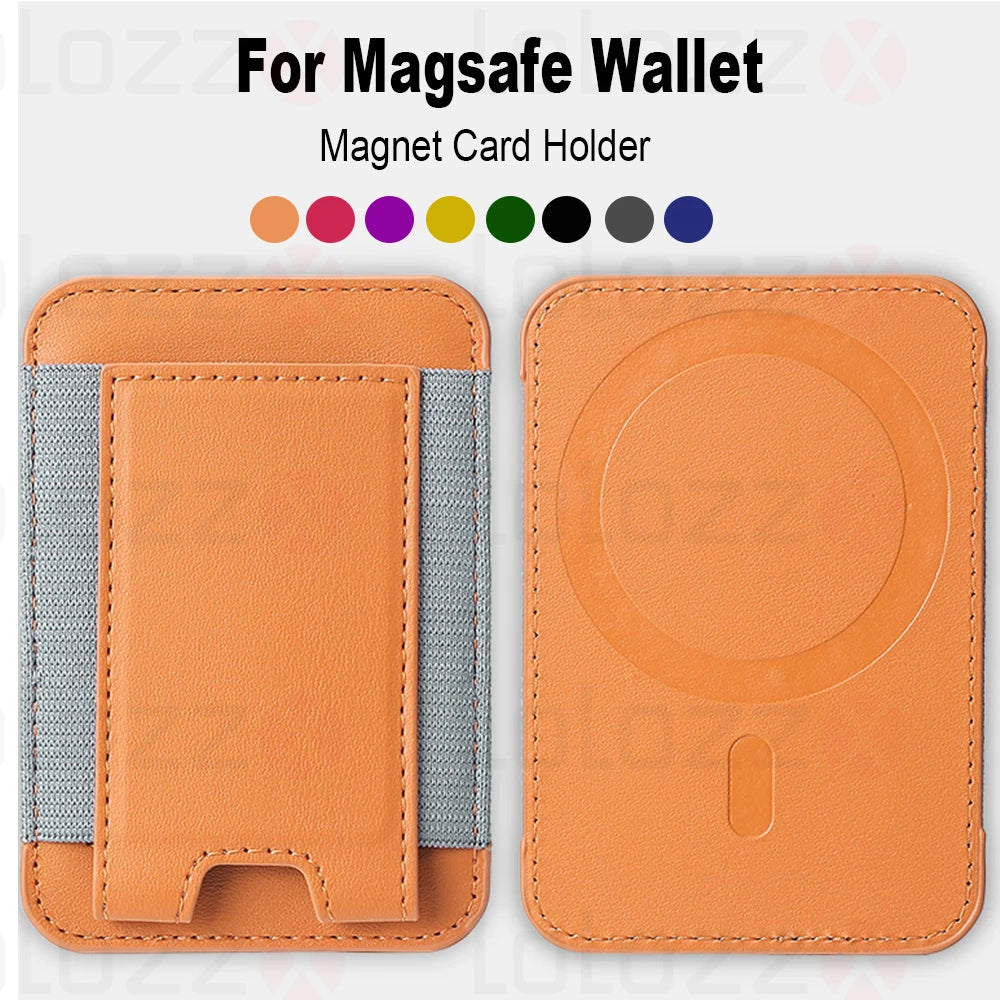 Elastic leather MagSafe card holder for iPhone 13–18 & S26 Ultra, view 2