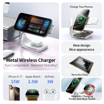 15W 4-in-1 magnetic charging stand, view 2