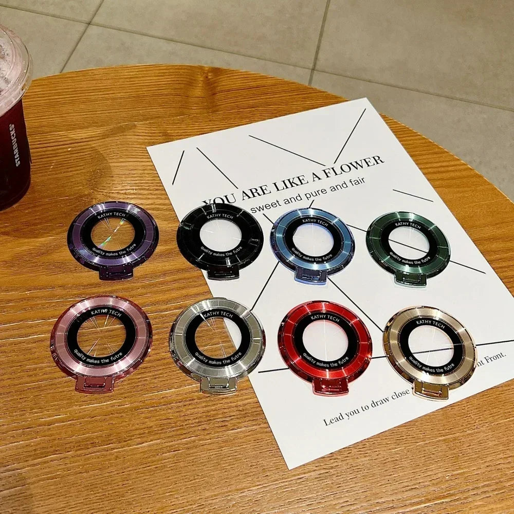 Plated magnetic ring holder, view 4