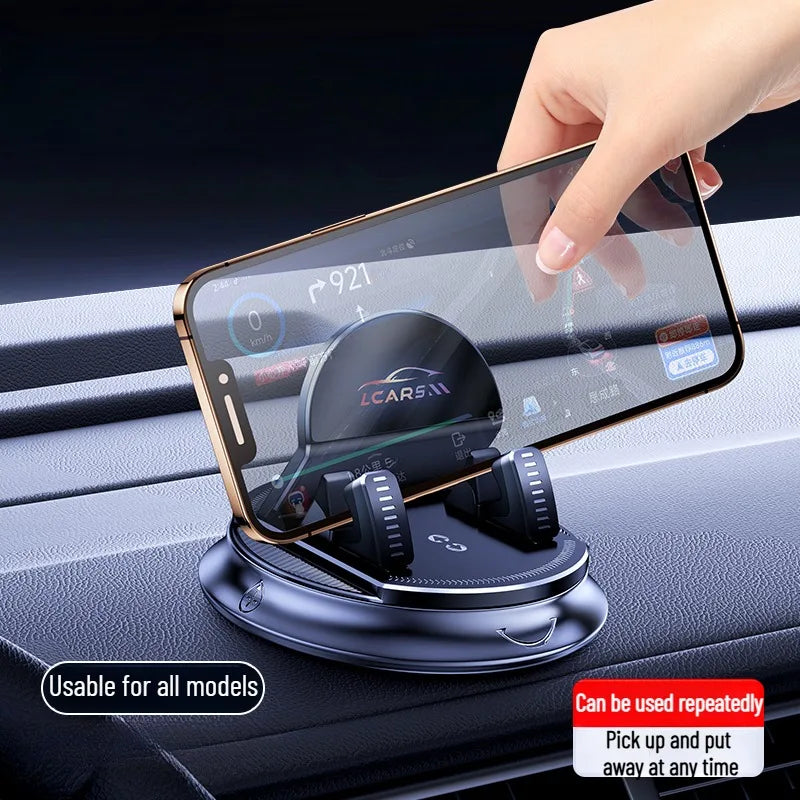 360° rotating sticky phone stand, view 4