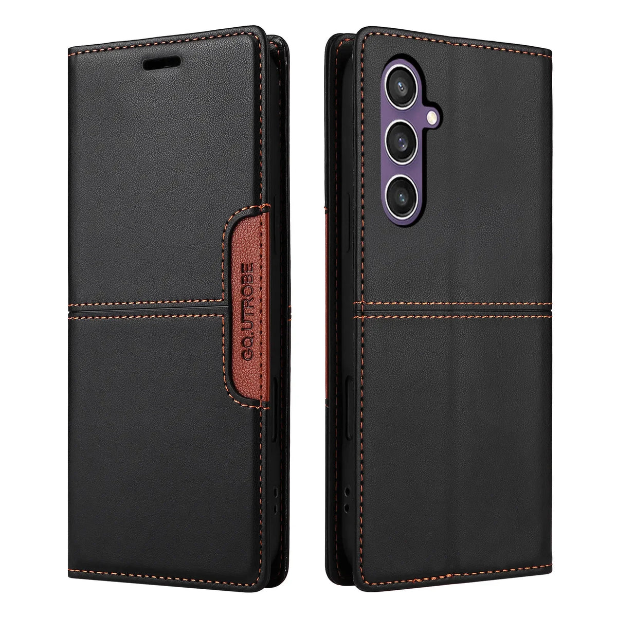 Flip leather wallet case for Samsung Galaxy S, Note and A series, view 9