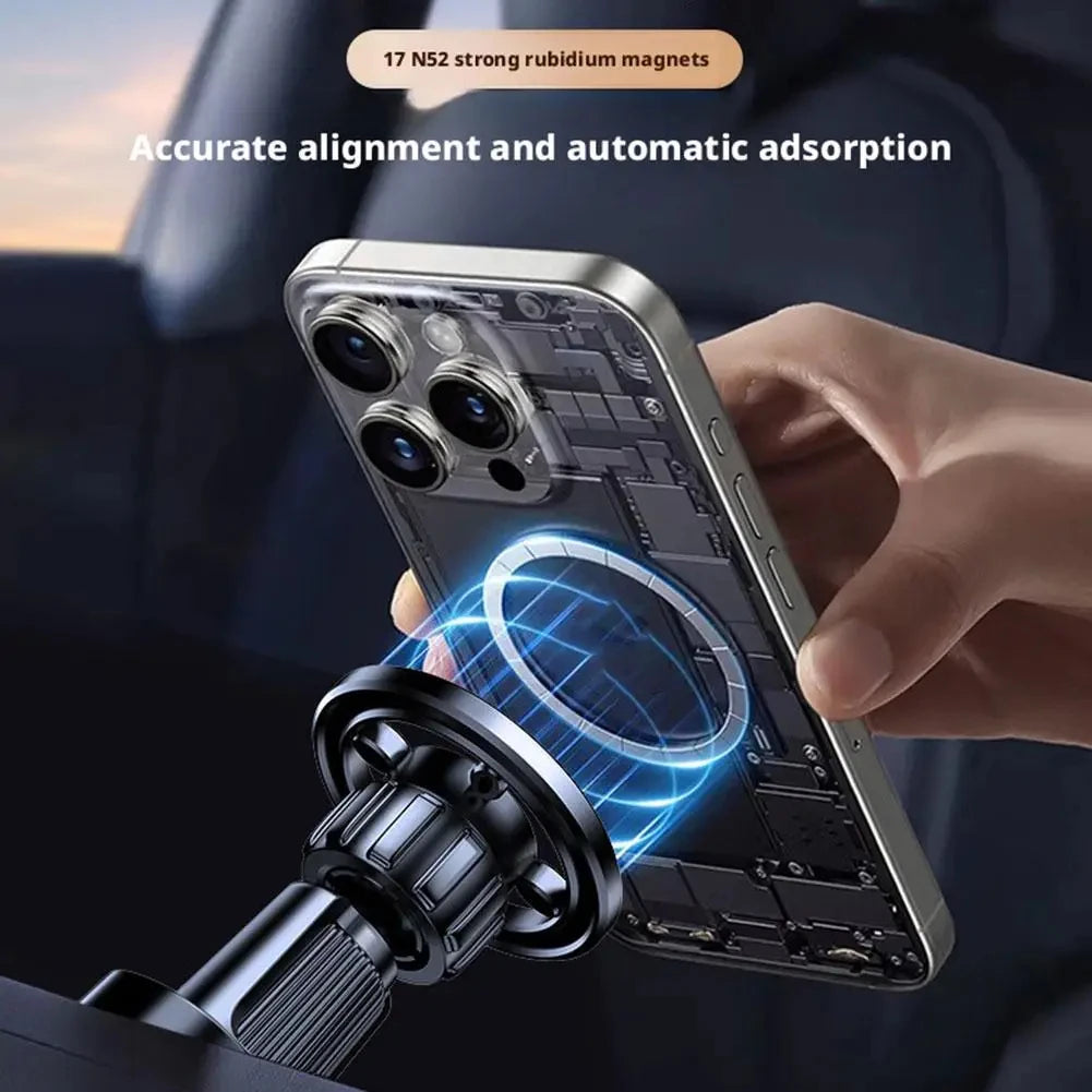 Magnetic car vent phone holder, view 5