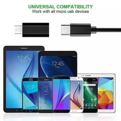 Micro USB female to USB-C male OTG adapter, view 5
