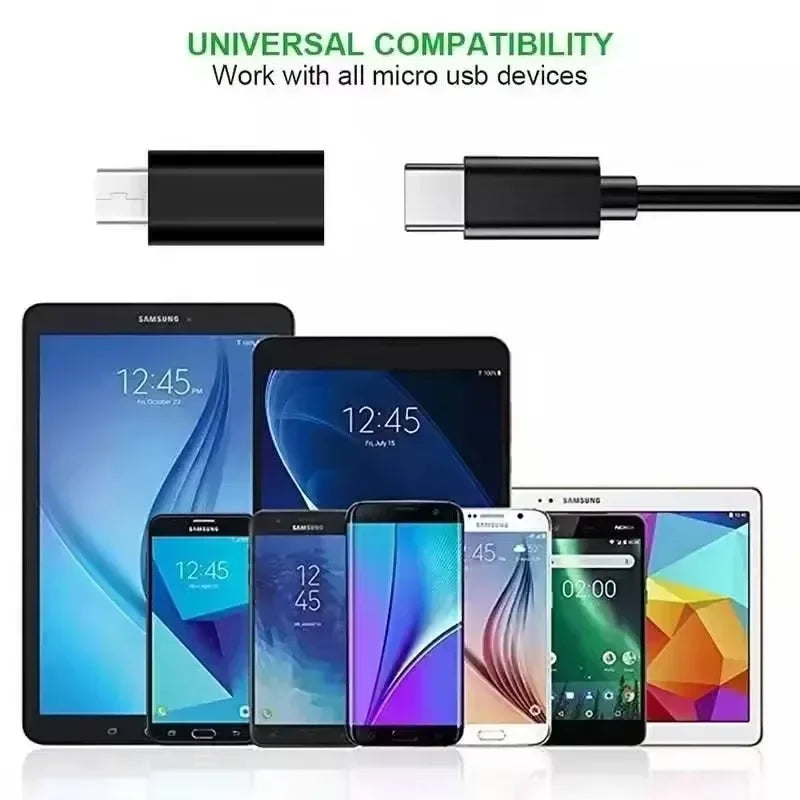 Micro USB female to USB-C male OTG adapter, view 5