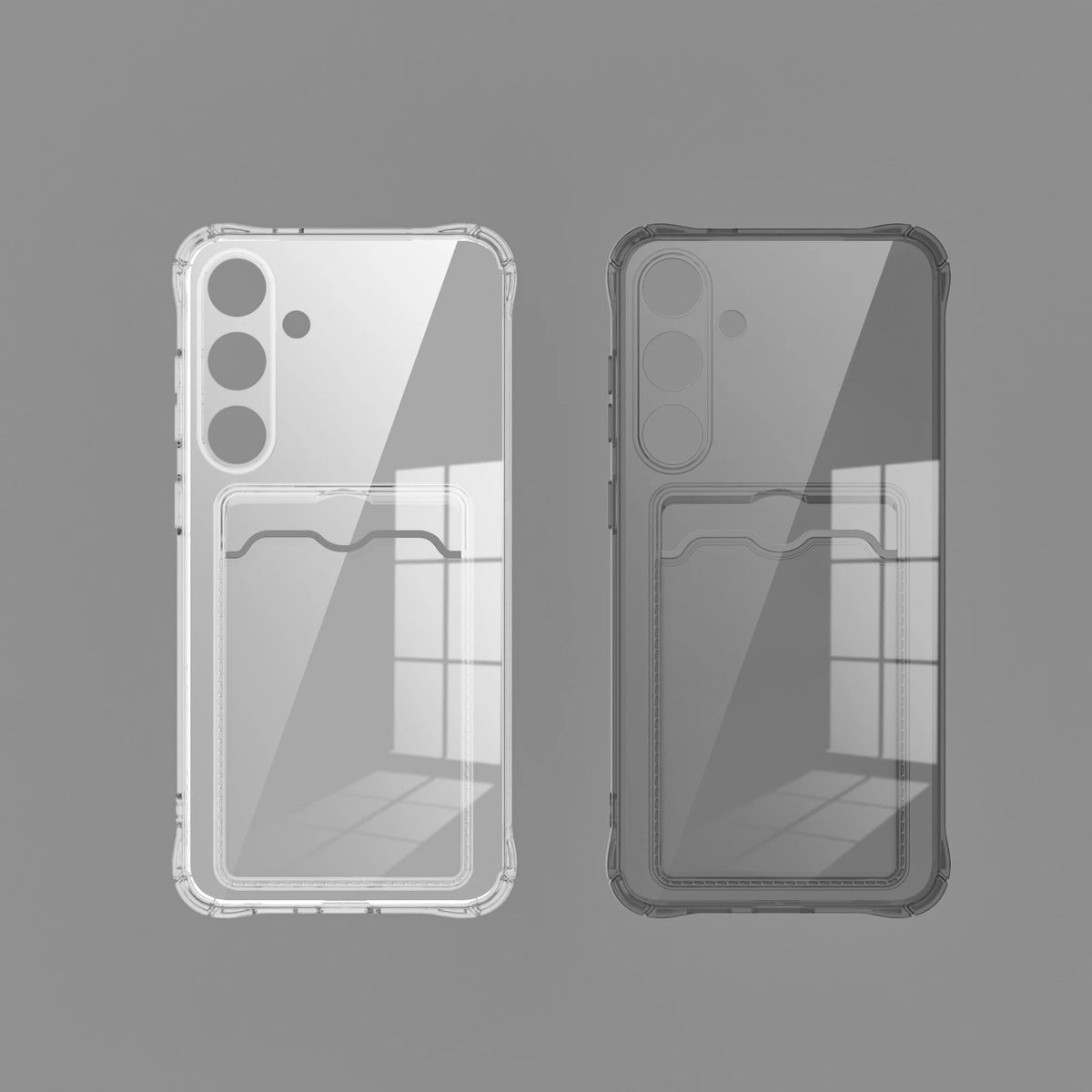 Clear card slot case for Samsung Galaxy S20–S26 & Note 20, view 2
