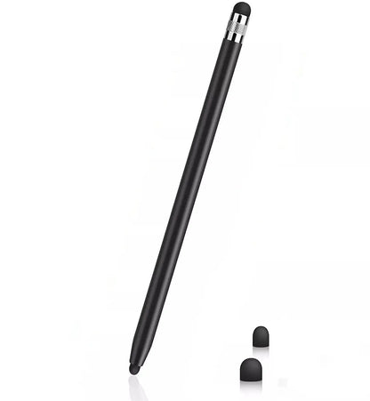 Universal capacitive stylus with dual silicone tips, view 2