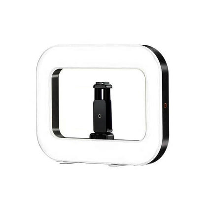 Portable handheld LED ring light for live streaming, view 7
