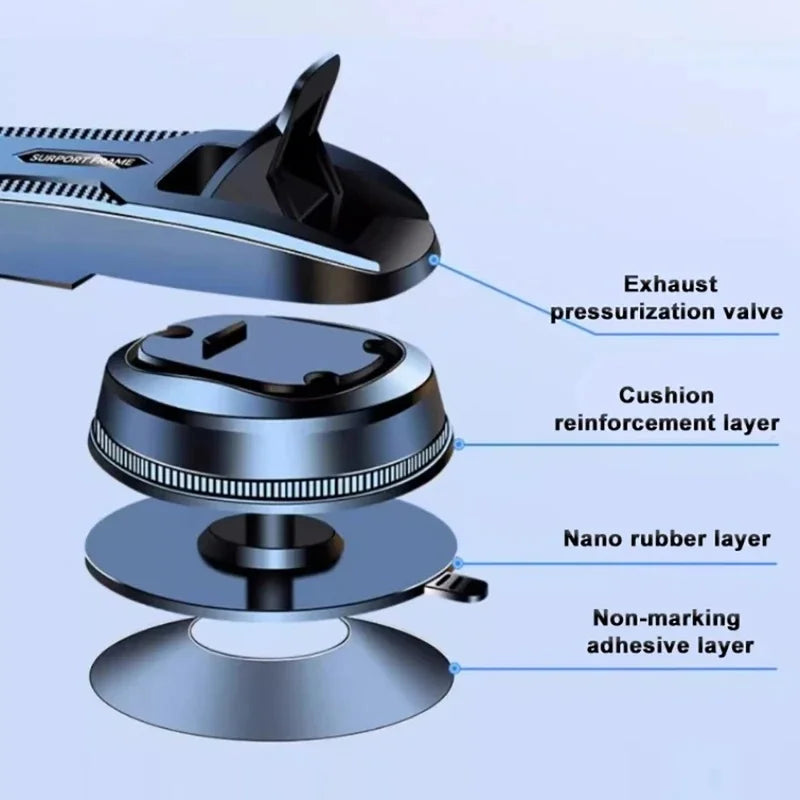 Gravity car phone holder, view 3