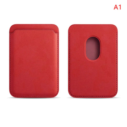 RFID magnetic card wallet, red