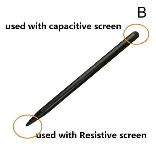 Universal dual-use capacitive stylus pen, 1pcs black