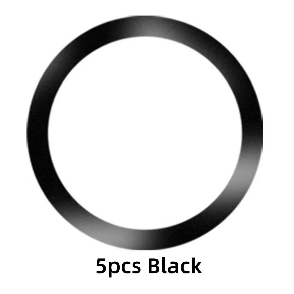 Universal magnetic sticker rings, black, view 19