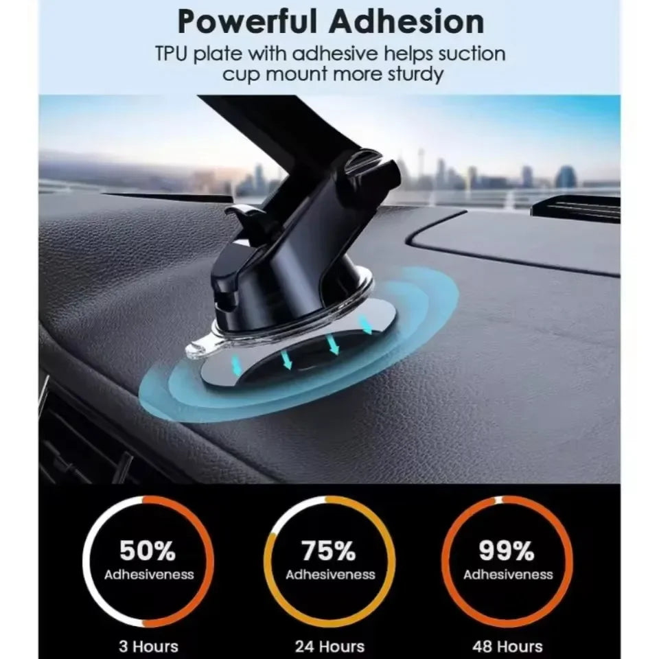 Dashboard suction cup base, view 3