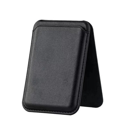 Strong magnetic leather wallet with hidden stand for iPhone 13–15, view 12