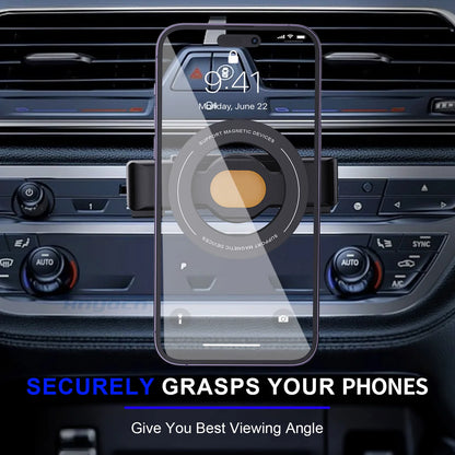 Magnetic CD slot car phone holder with 6 magnets, view 2