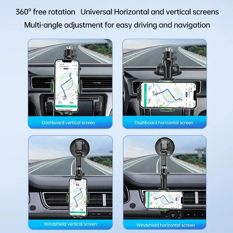 Suction cup car phone holder, view 4