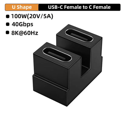 USB4 40Gbps 90-degree USB-C adapter, 100W, view 11