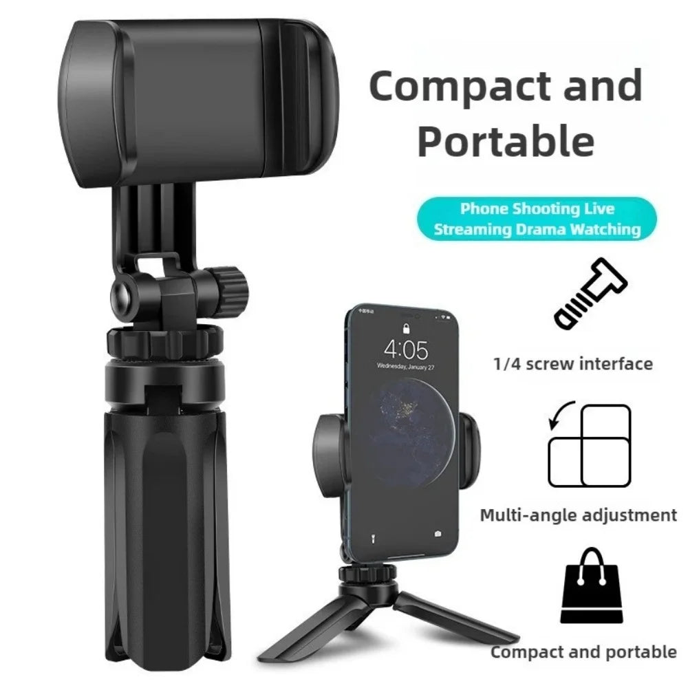 Foldable desktop phone tripod, view 4