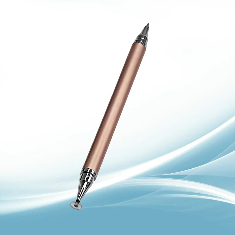 2-in-1 disc stylus and ballpoint pen, pink