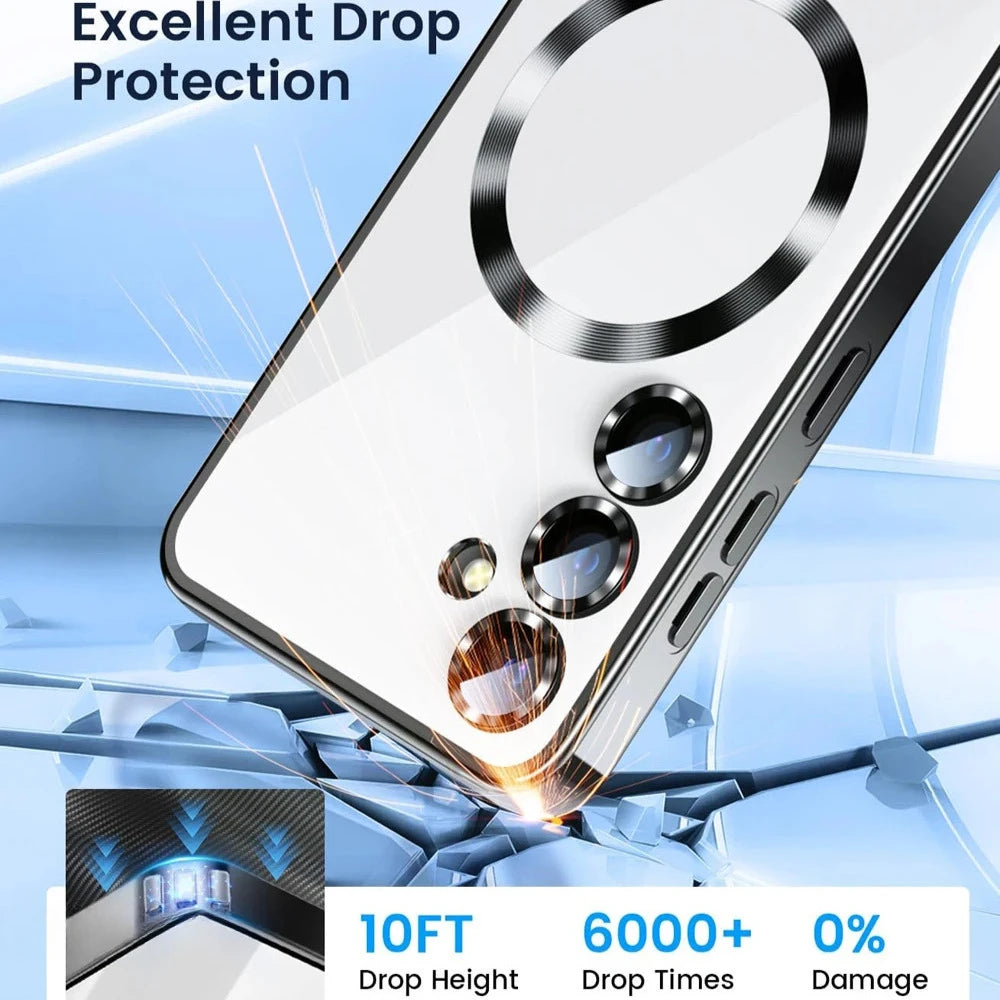 Plated magnetic case for Samsung Galaxy S22–S26, view 6