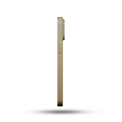 Side view of  Gold Thin Phone Case