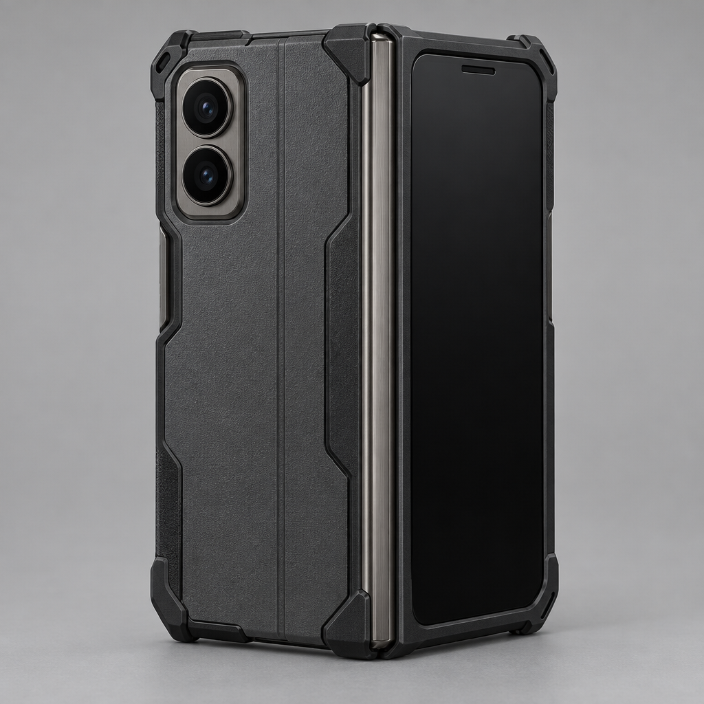 Drop-Guard Hard Shell – iPhone Duo — back view