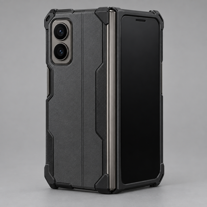Drop-Guard Hard Shell – iPhone Duo — back view