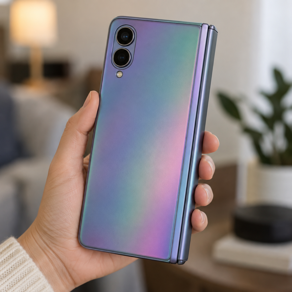Aurora AG Hinge Case – iPhone Duo — in hand