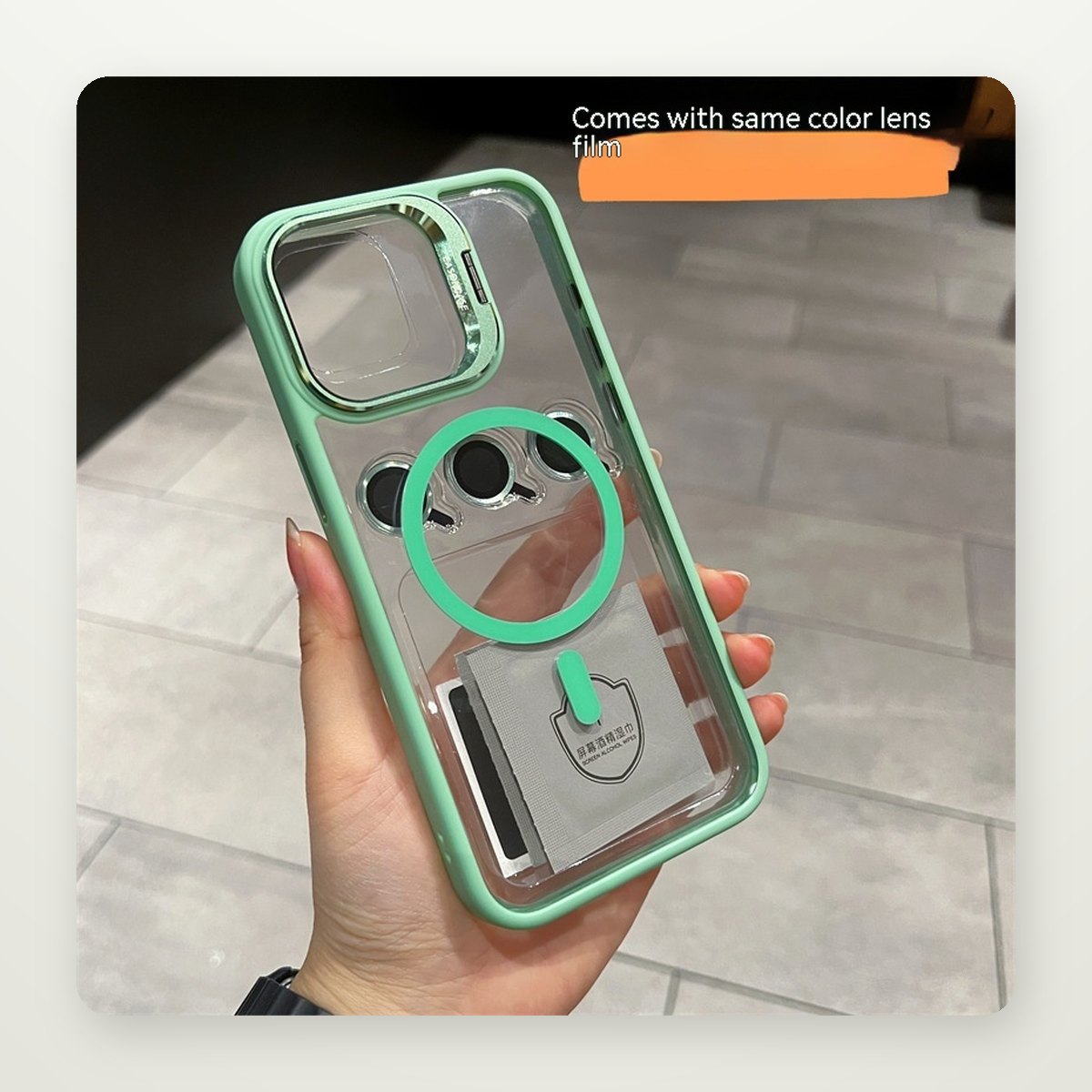 Hidden Lens Stand MagSafe Case for iPhone 16 Series