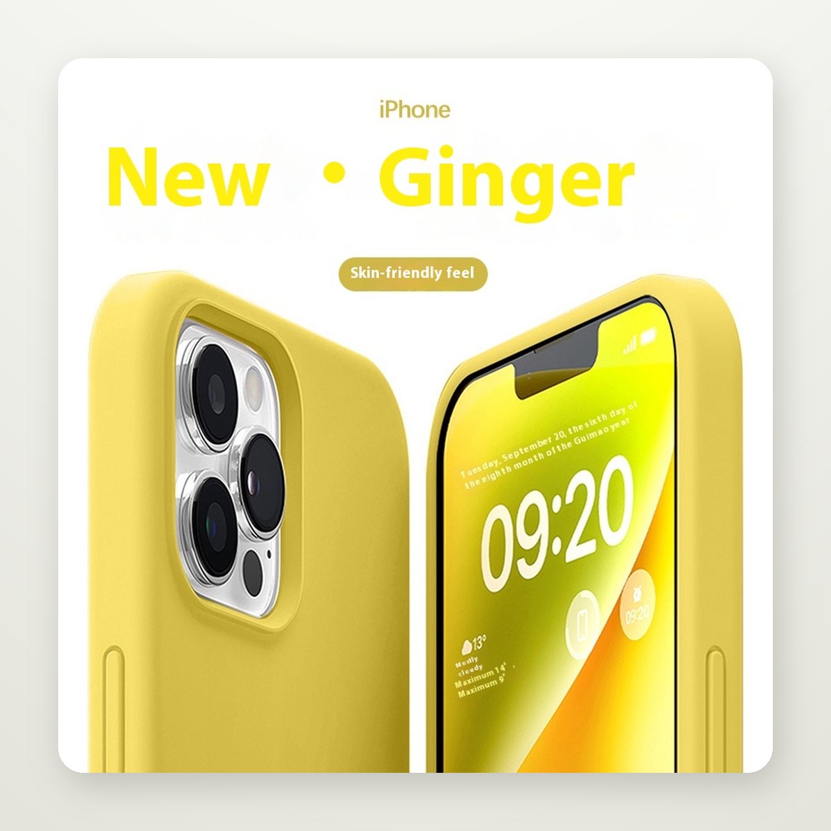 Soft-Touch Liquid Silicone Case for iPhone 15 & 16 Series