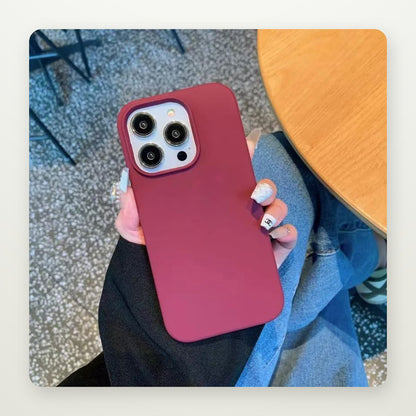 All-Around Frosted Silicone Case for iPhone 13–16