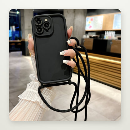 Crossbody Lanyard TPU Case for iPhone 11–16