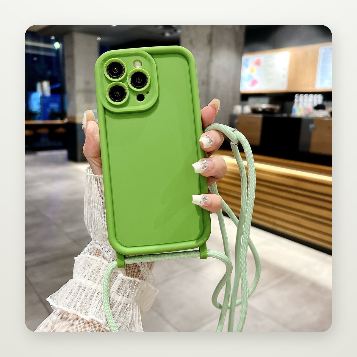 Crossbody Lanyard TPU Case for iPhone 11–16