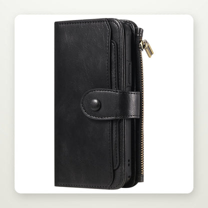Retro Leather Detachable Wallet Case for iPhone 15 & 16 Series