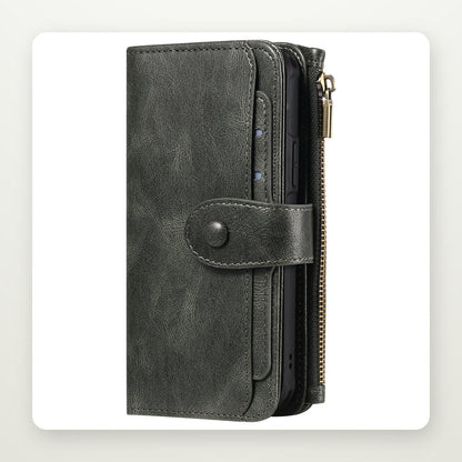 Retro Leather Detachable Wallet Case for iPhone 15 & 16 Series