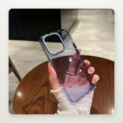 Mirror Frame Ultra-Thin Clear Case for iPhone 12–16