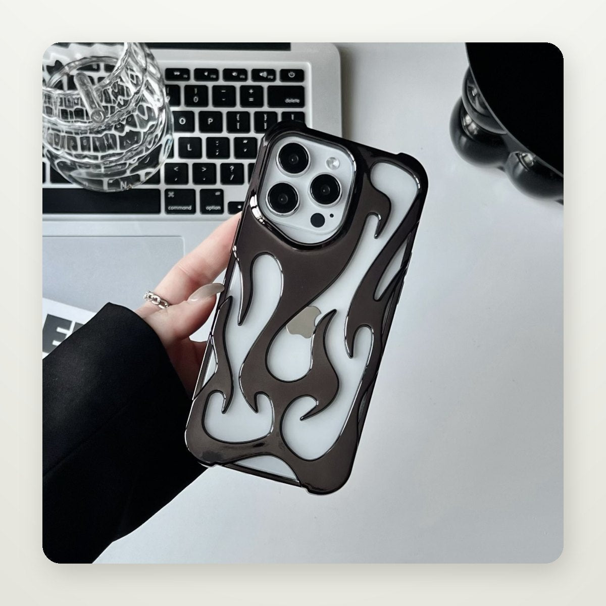 Hollow Flame Heat-Vent Case for iPhone 17 & iPhone Air
