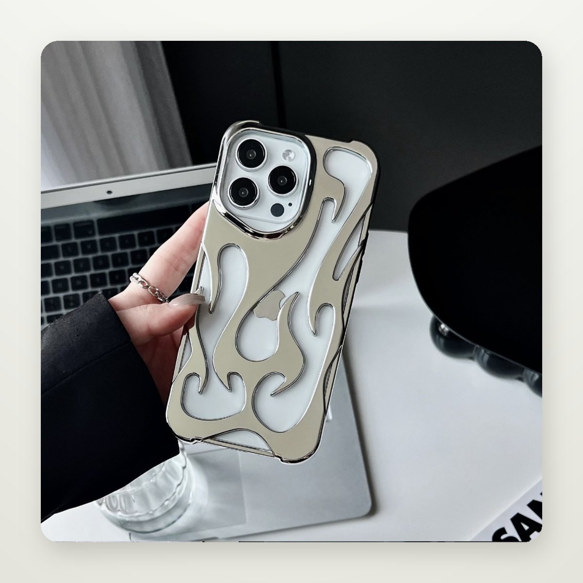 Hollow Flame Heat-Vent Case for iPhone 17 & iPhone Air