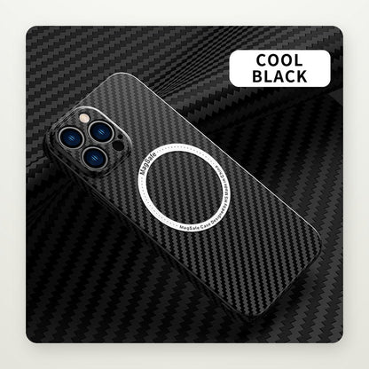 Carbon Fiber Pattern Case for iPhone 11–13 & 16 Plus