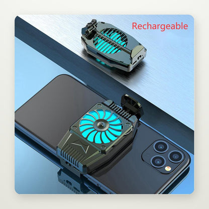 Compact Phone Cooling Fan, Plug-In or Rechargeable
