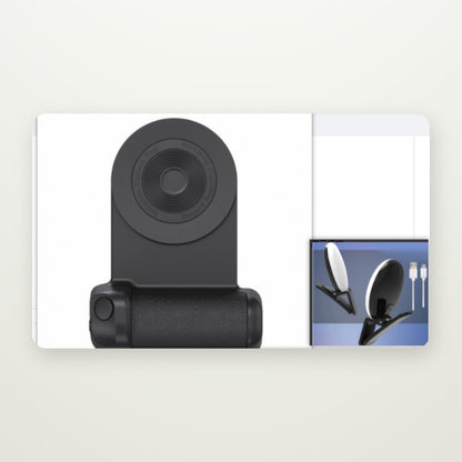 Camera-Style MagSafe Grip & Desk Stand