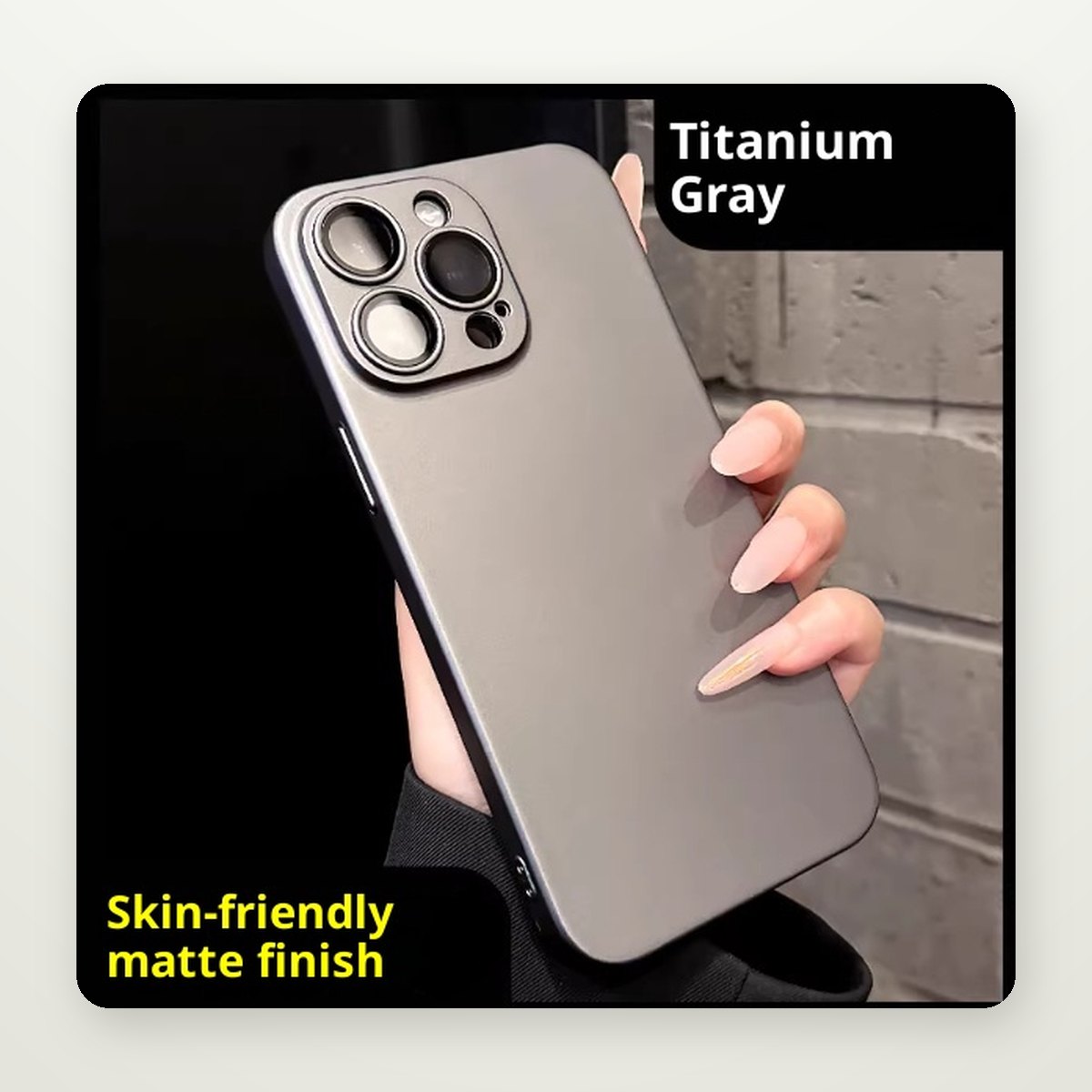 Skin-Feel Matte Slim Case for iPhone 11–17