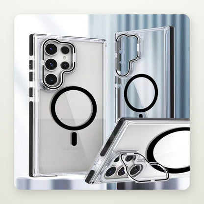 Two-Tone Clear Magnetic Case for Galaxy S25 Ultra