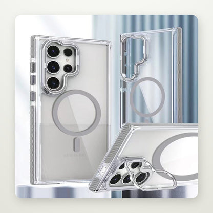Two-Tone Clear Magnetic Case for Galaxy S25 Ultra