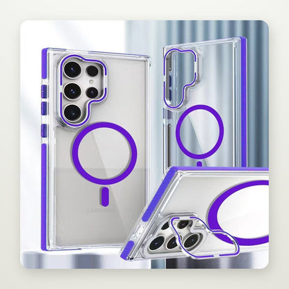 Two-Tone Clear Magnetic Case for Galaxy S25 Ultra