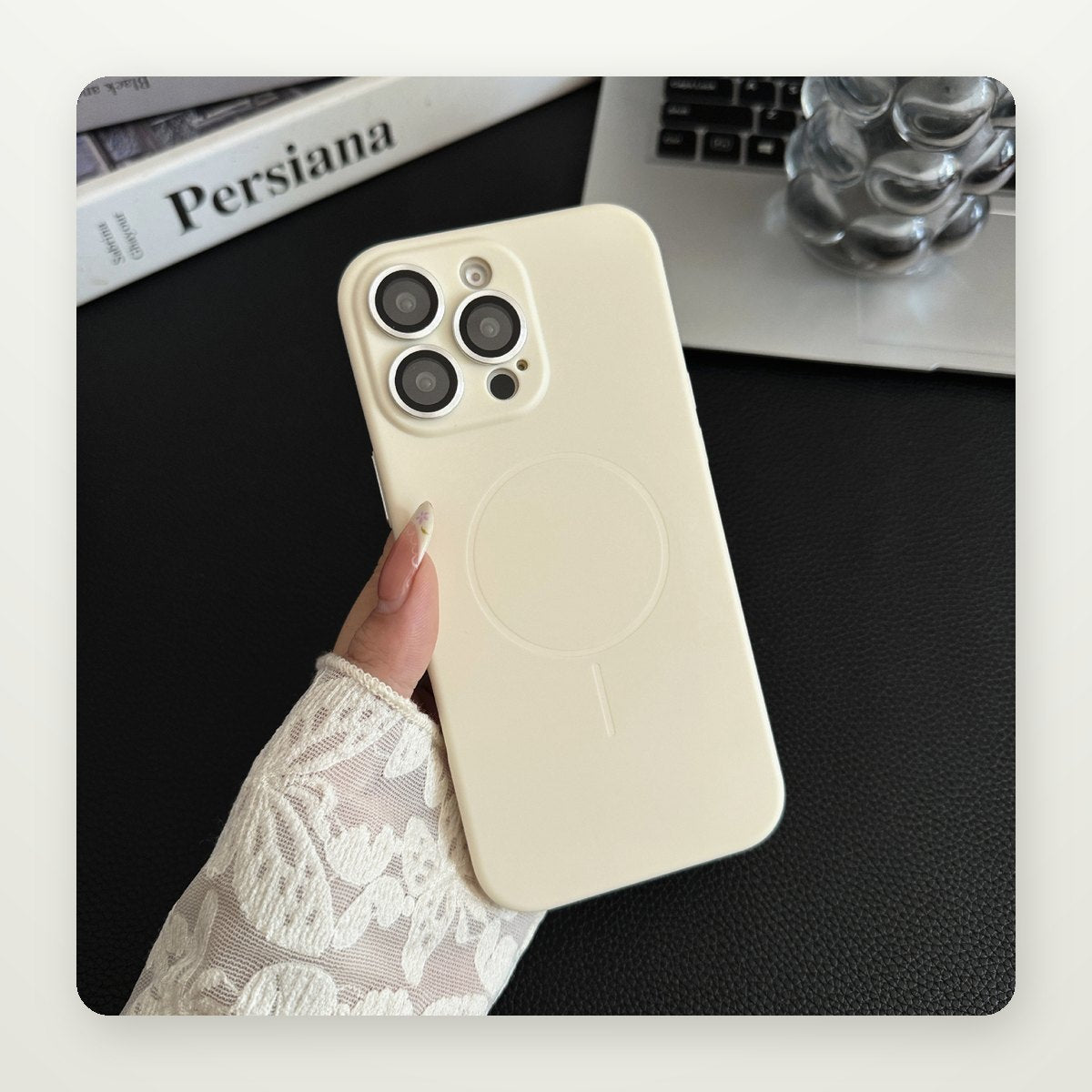 Liquid Silicone MagSafe Case for iPhone 15–17 & Air