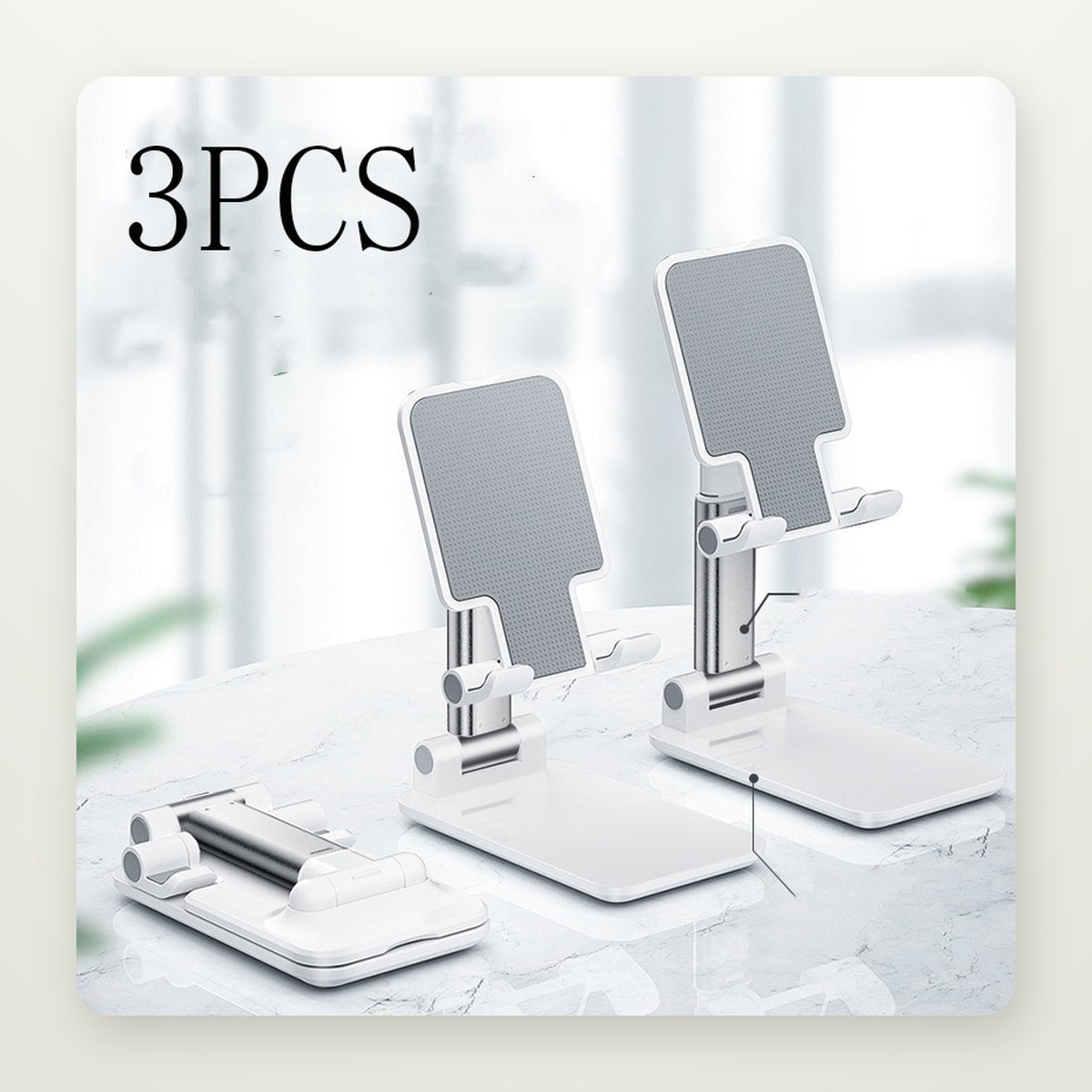 Height-Adjustable Folding Phone & Tablet Stand
